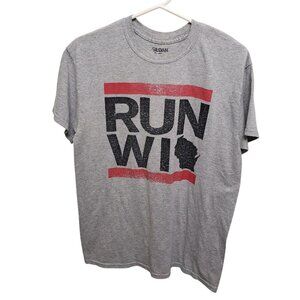 Run Wisconsin Short Sleeve Shirt Size Medium